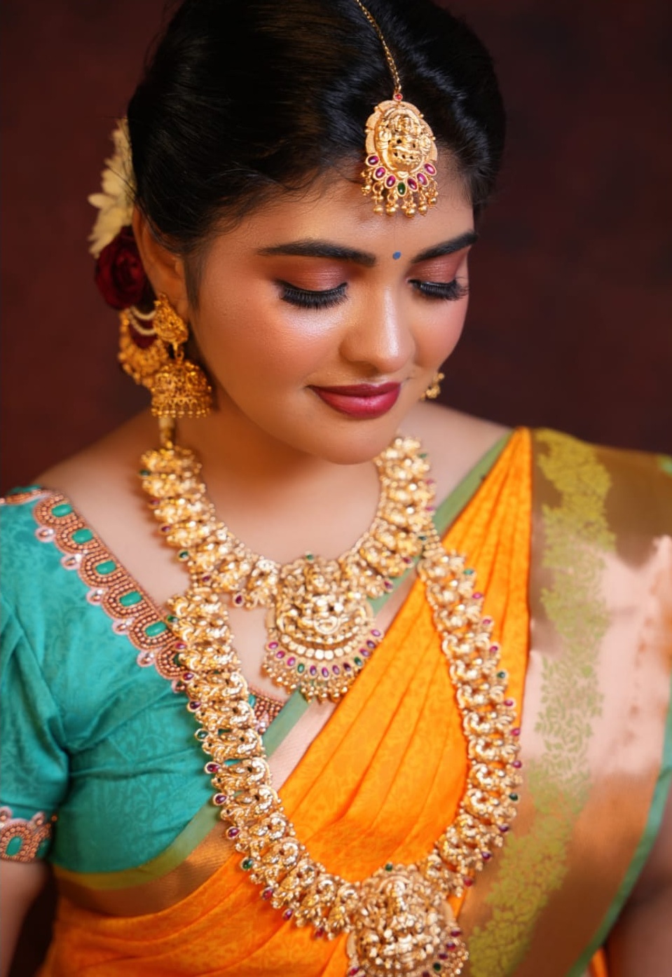 South Indian Bride Close Up